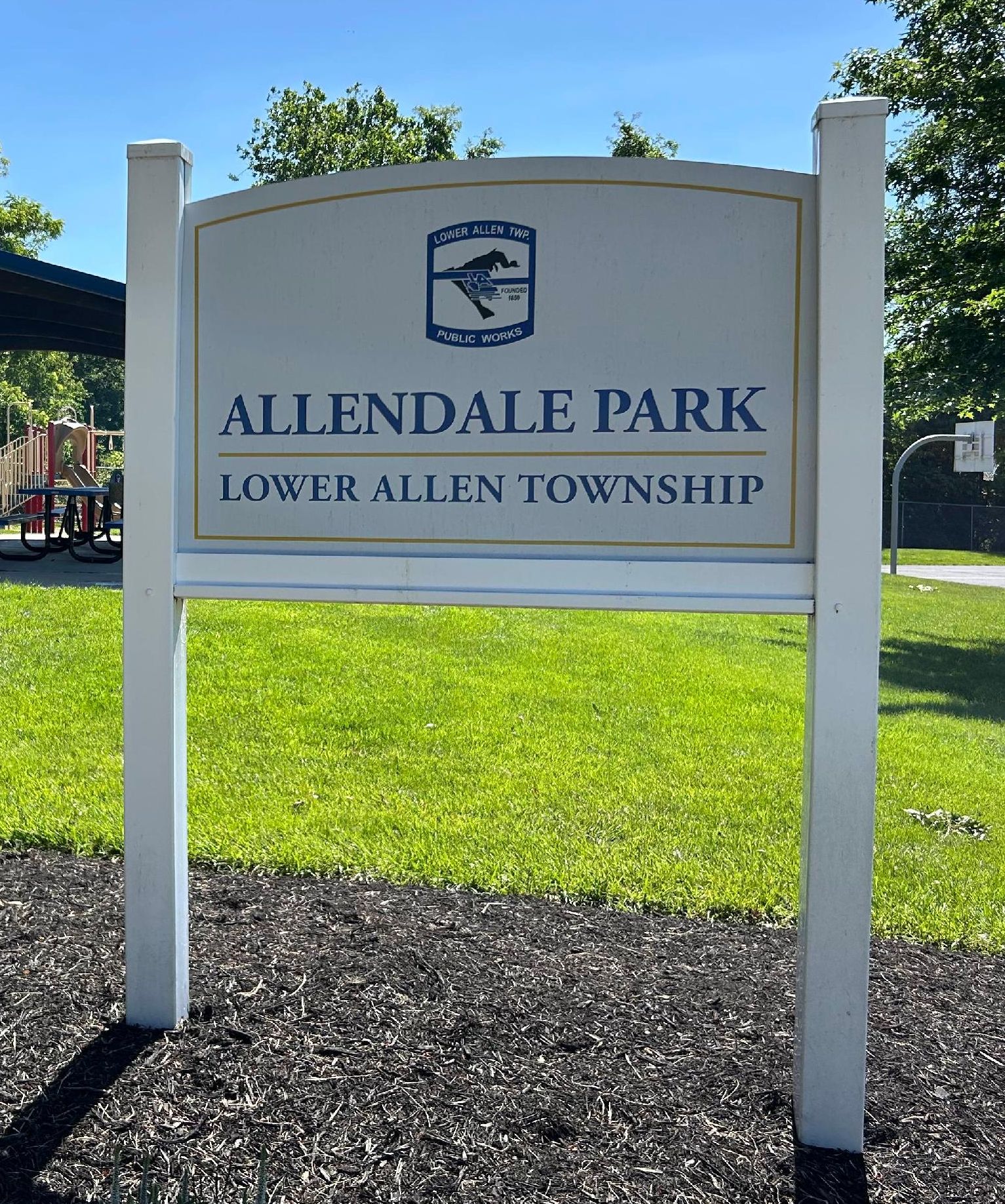 Allendale park sign